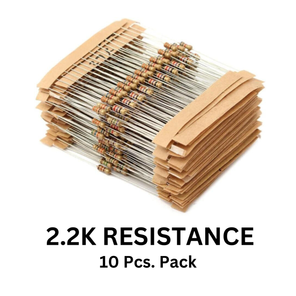 2.2K Resistance (10 Pcs. Pack)