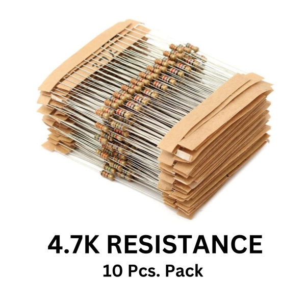 4.7K Resistance (10 Pcs. Pack)